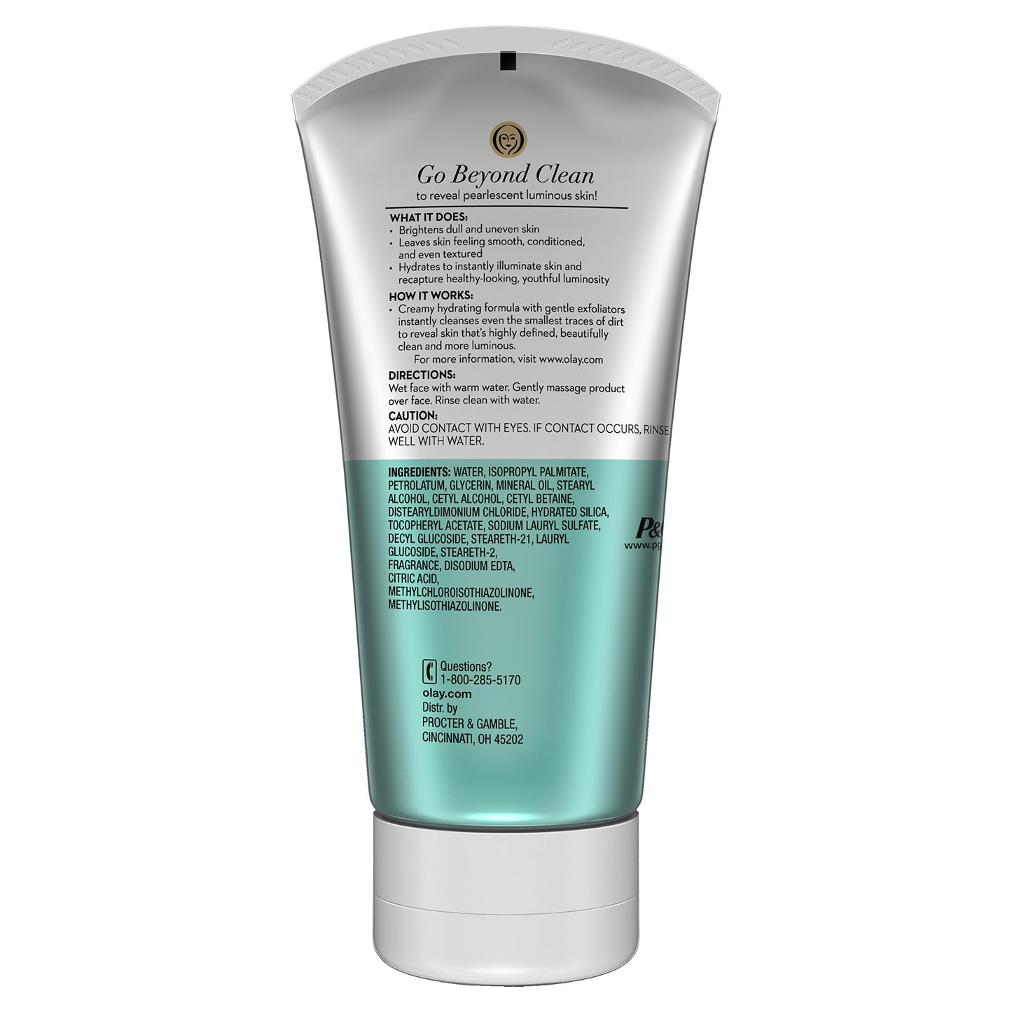 Facial Cleanser by Olay Luminous Brightening Cream Face Cleanser, 5.0 Fluid Ounce Packaging may Vary