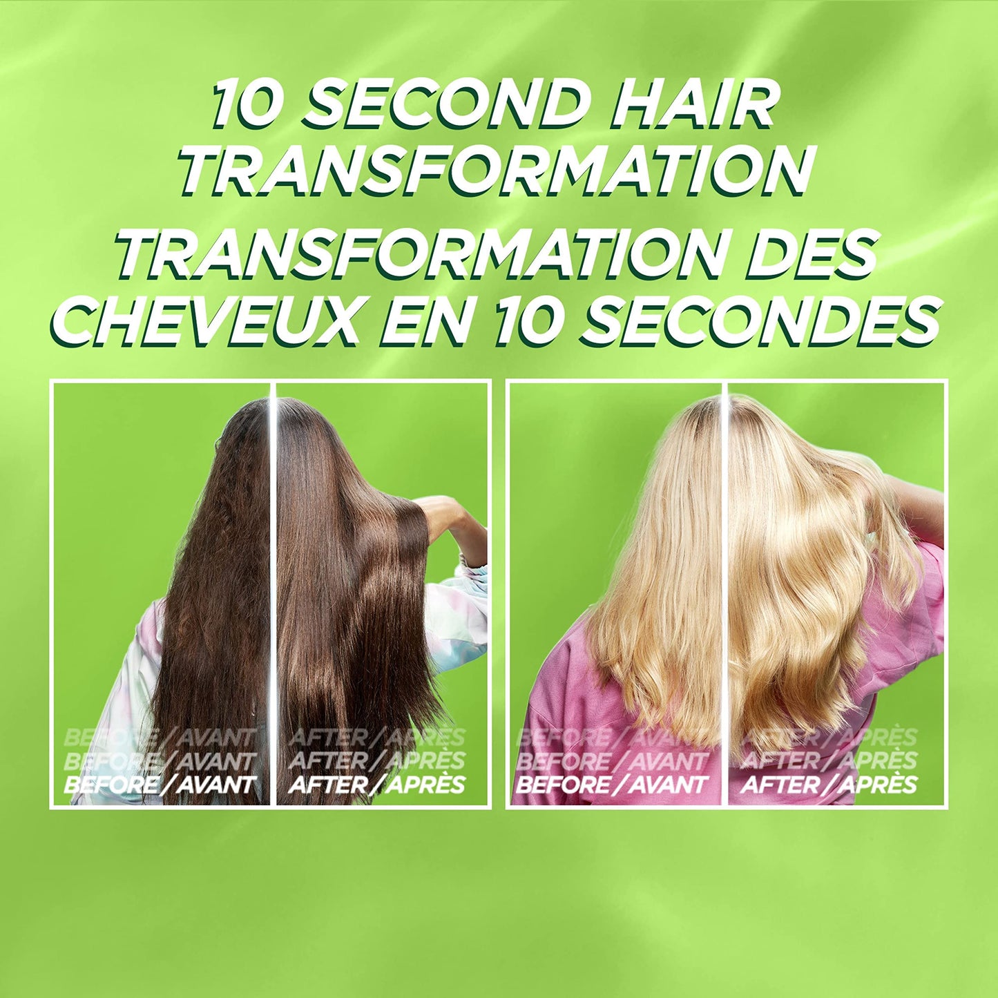 Garnier Fructis Sleek & Shine Glass Hair Water, 10 Seconds Lamellar Rinse Out, Argan Oil, 6.0 Fl Oz, 1 Count (Packaging May Vary)