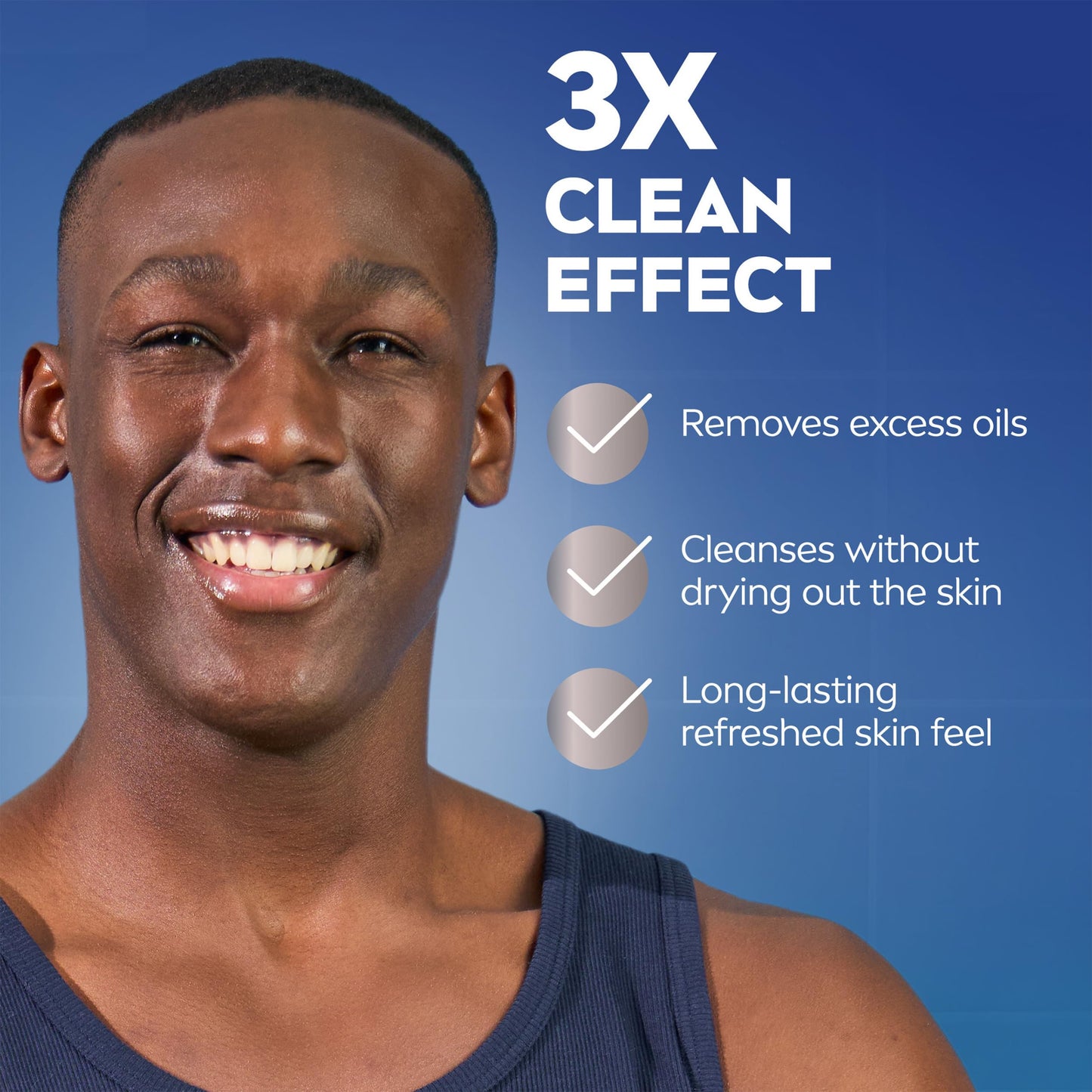 NIVEA MEN Maximum Hydration Face Lotion, Face Lotion with Broad Spectrum SPF 15 Sunscreen for Men, 4 Pack of 2.5 Fl Oz Tubes