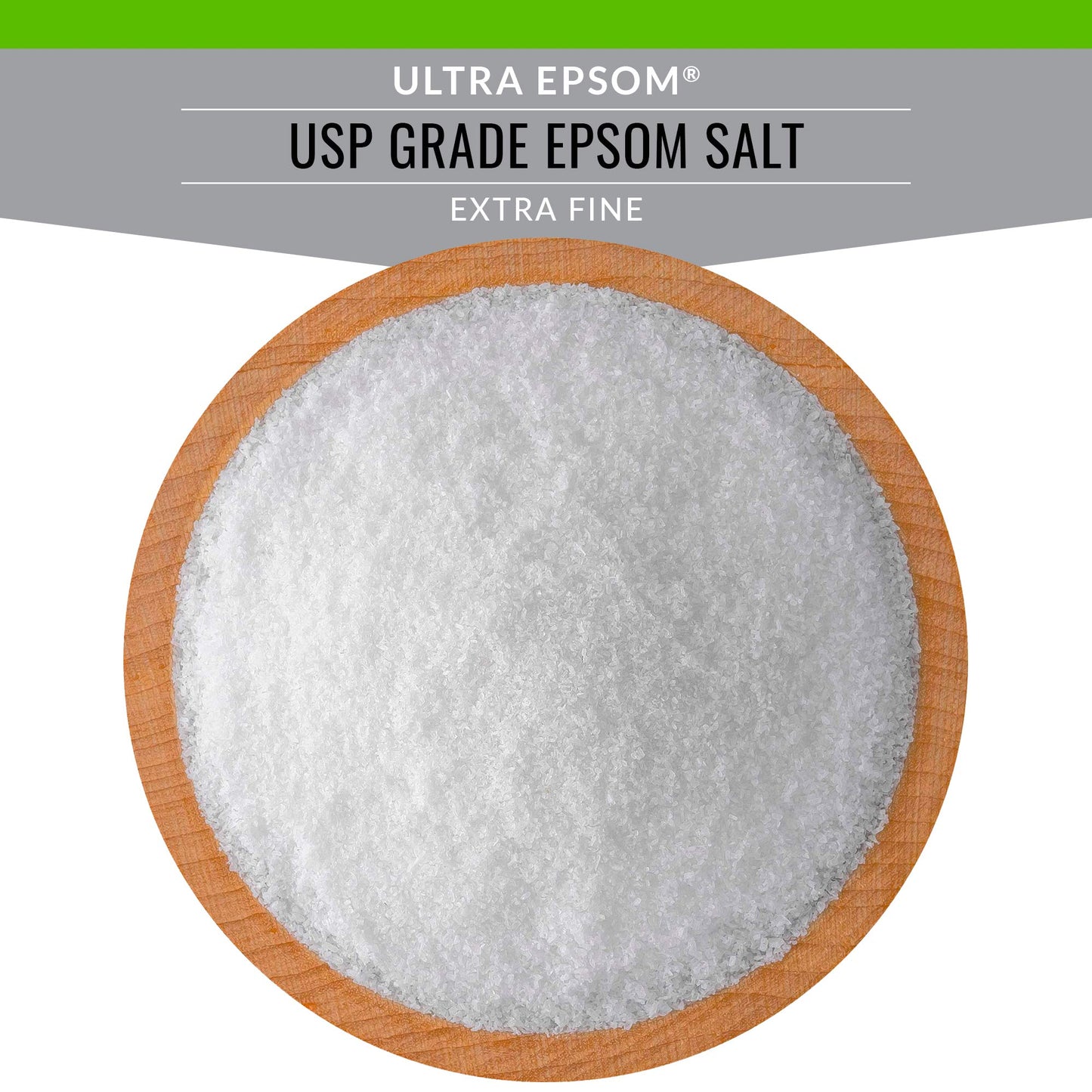 SaltWorks Ultra Epsom Bath Salt, Unscented, Extra Fine Grain, 5 Pound Bag Beauty and Personal Care SaltWorks