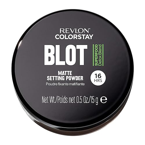 Revlon ColorStay Blot Face Makeup Setting Powder, Mattifying, Blurring & Oil Absorbing, Absorbs Sebum, Blurs Imperfections and Reduces Pore