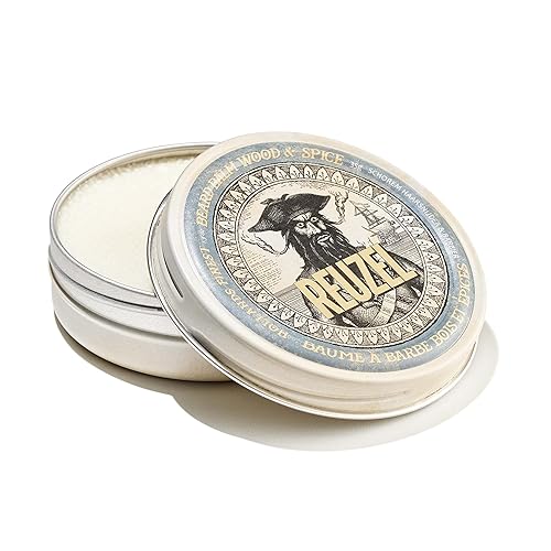 Reuzel Beard Balm, Wood & Spice, Masculine Scent, 1.3 oz