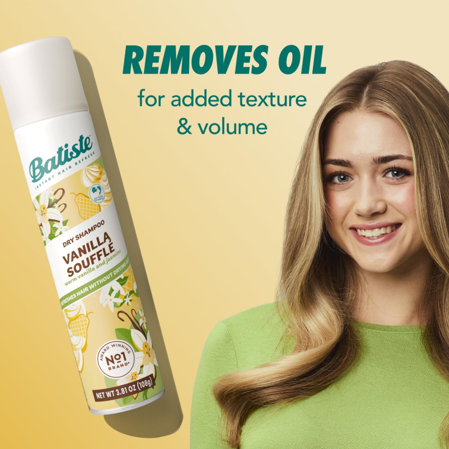 Batiste Dry Shampoo, Vanilla Souffle, 3.81 Oz Beauty and Personal Care Batiste