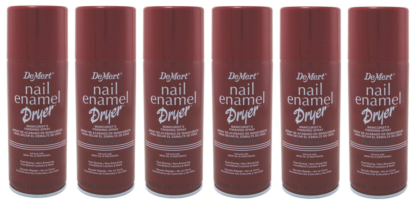 Demert Nail Enamel Dryer Spray 7.5 Ounce (Pack of 6) Beauty & Personal Care Demert