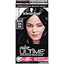 Schwarzkopf Color Ultime 3.44 Indigo Royale Hair Dye, Permanent Intense Black with Diamond Brilliance, Fade-Resistant, Covers Grays, All Hair Textures
