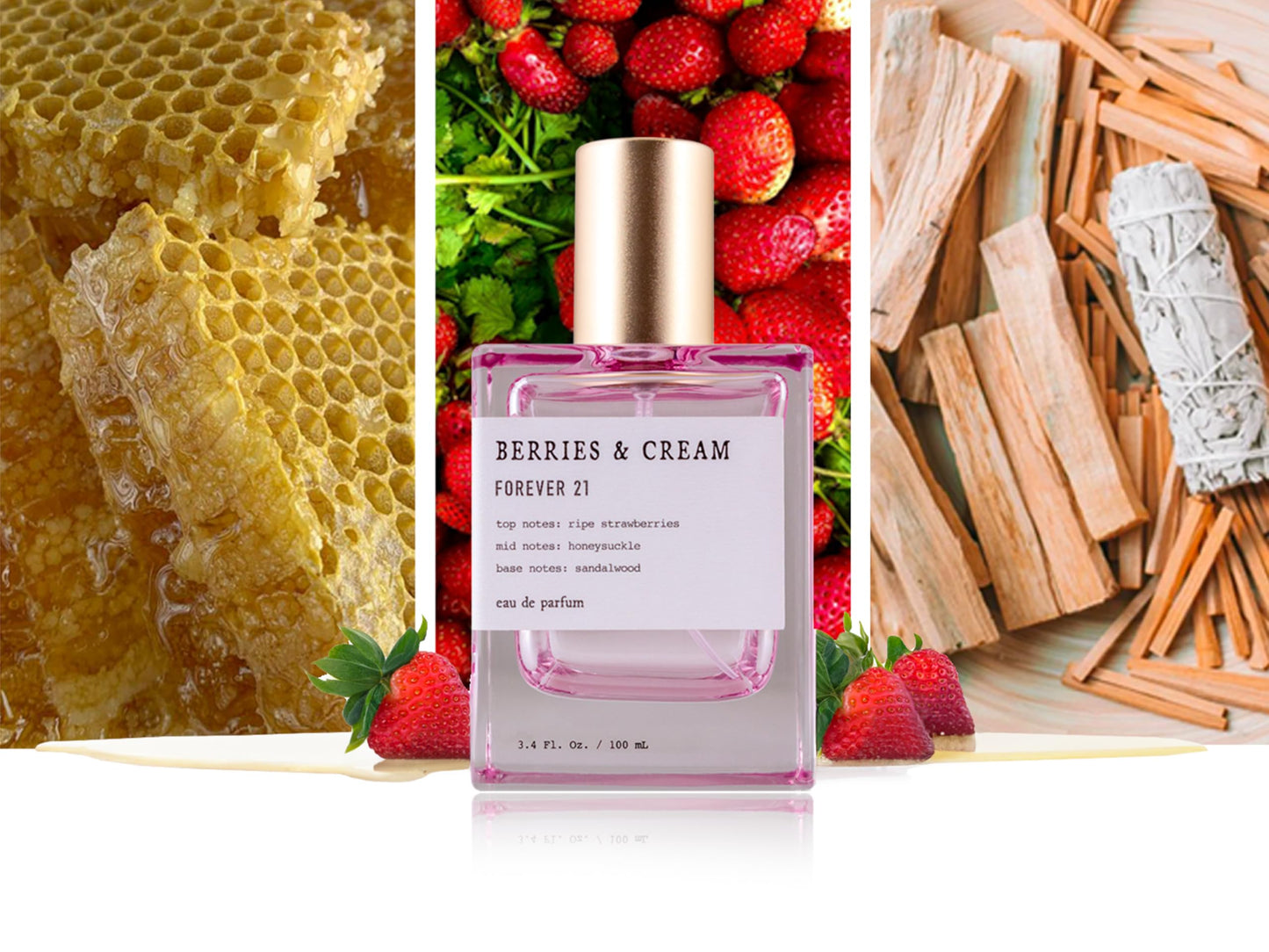 Berries & Cream Eau de Parfum, 3.4 fl. oz., by Forever 21
