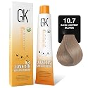 GK HAIR Global Keratin Professional Hair Color Cream Tube (3.4 Fl Oz/100ml) Nourishing & Cleansing Colors for Styling High Performance Long Lasting