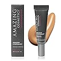 AmazingCosmetics Amazing Concealer, multipurpose full coverage concealer 0.2 oz, Tan Golden