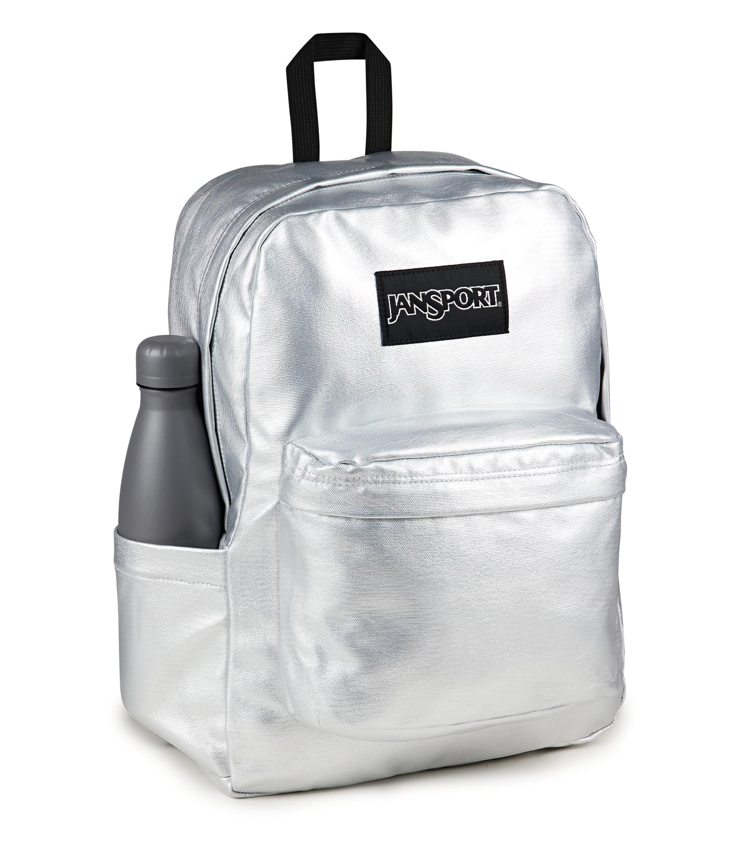 JanSport Superbreak Plus FX Backpack - Work, Travel, or Laptop Bag with Water Bottle Pocket - Surreal Shine