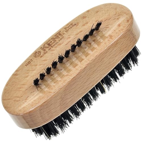 Kent NB2 Natural Bristle Fingernail Brush and Hand Scrub Brush, Beechwood Nail Brusher to Clean Nails and Scrubber for Hands and Feet Beauty & Personal Care KENT