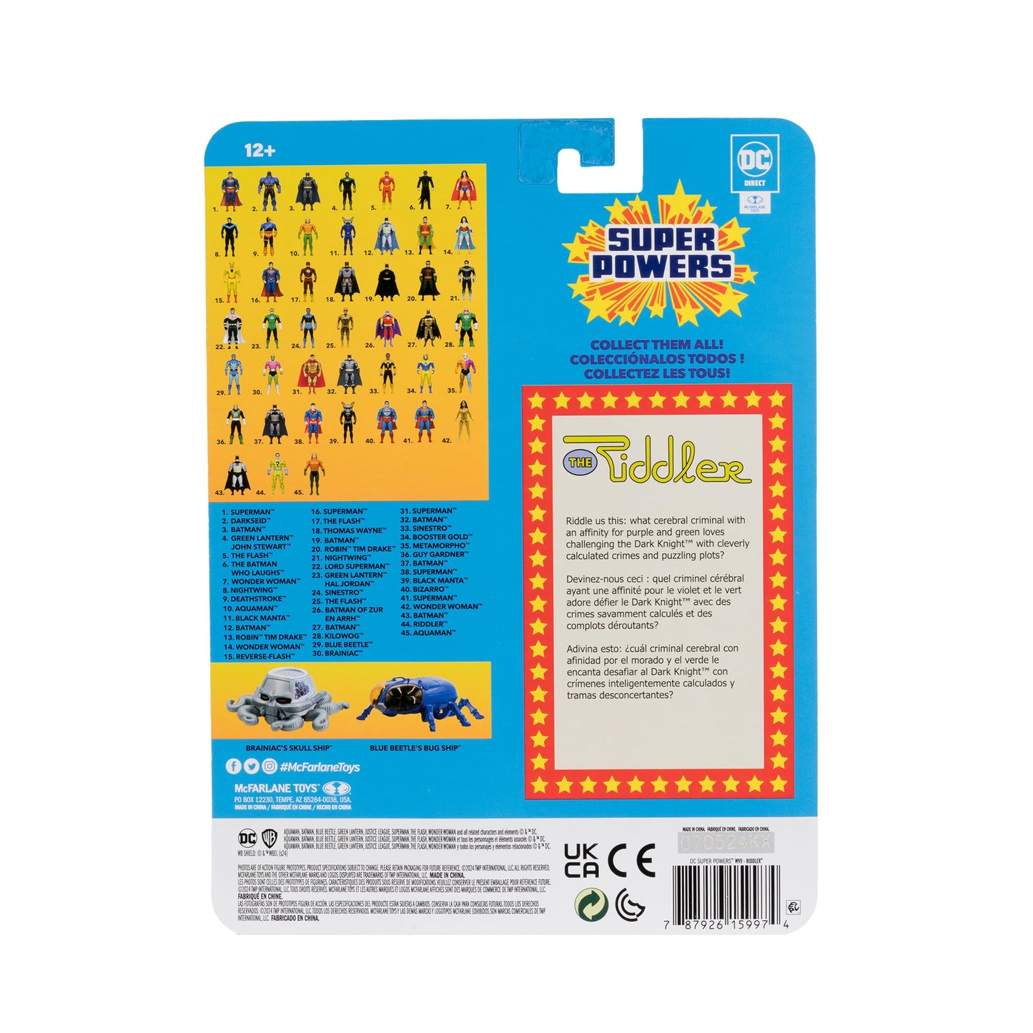 McFarlane Toys - DC Super Powers Riddler 4.5in Action Figure