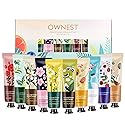 Ownest 10 Pack Hand Cream Kit, Plant Fragrance Moisturizing Hand Care Cream, Hydrating Formula Hand Lotion for Dry Crack Skin, Protable Travel Size
