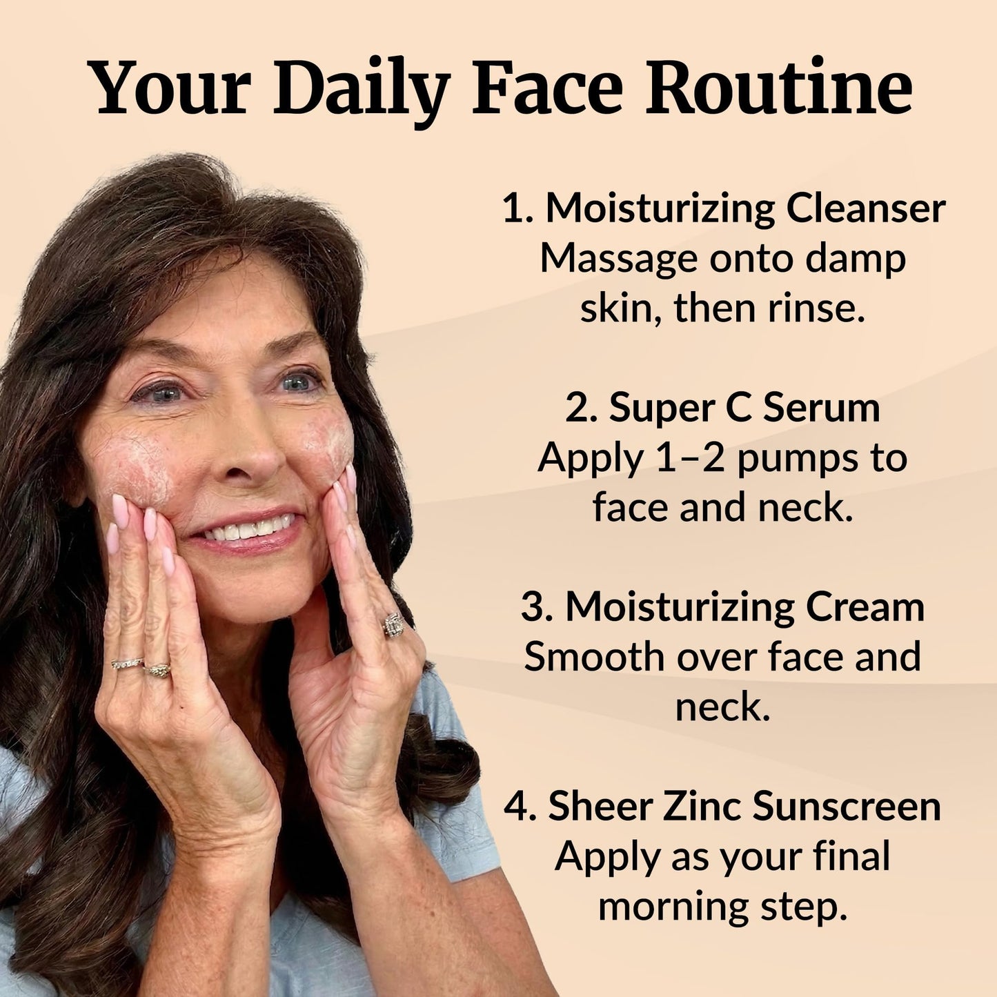 Vibriance Premium Skincare Bundle | Super C All-in-One Serum, Face Cleanser, Moisturizing Cream, Sheer Zinc Sunscreen SPF 50, Age Defying Body Creme