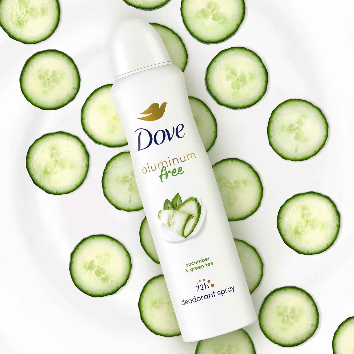 Dove Aluminum Free Deodorant Spray for Women Cucumber & Green Tea 72 hour odor protection 4 oz Beauty and Personal Care Dove