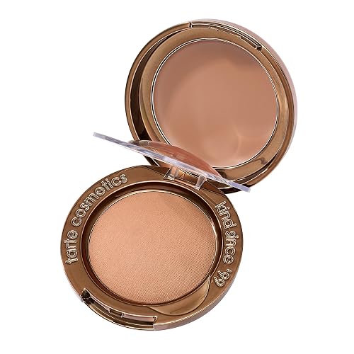 tarte macaron sculpt & bronze duo - 2-in-1 Cream + Baked Powder Bronzer, Contour Powder Face Makeup, Peptides and Hyaluronic Acid Hydrates & Plumps