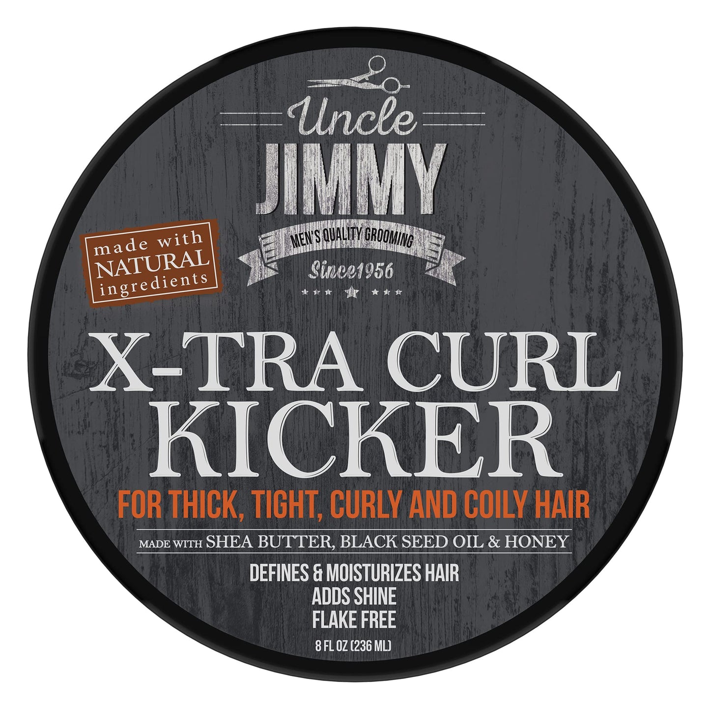 Uncle Jimmy X-TRA Curl-Kicker | Curl Enhancer & Moisturizer for Thick, Curly, Coily, Wavy & Frizzy Hair | Defines & Hydrates | 8oz (Pack of 2)