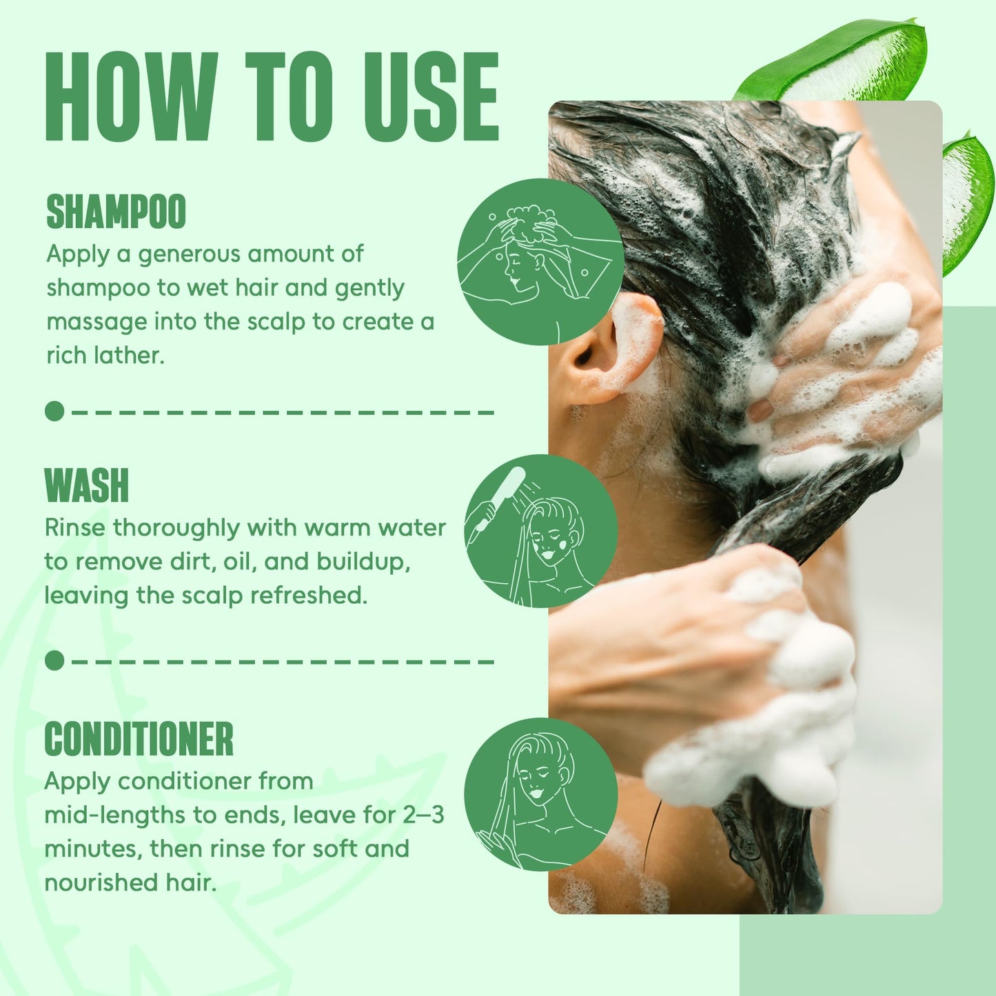 INFINA ESSENTIALS Aloe Vera Shampoo and Conditioner Set | 16 fl oz Each | with Batana Oil | Hydrating, Soothing & Moisture Balance Formula |