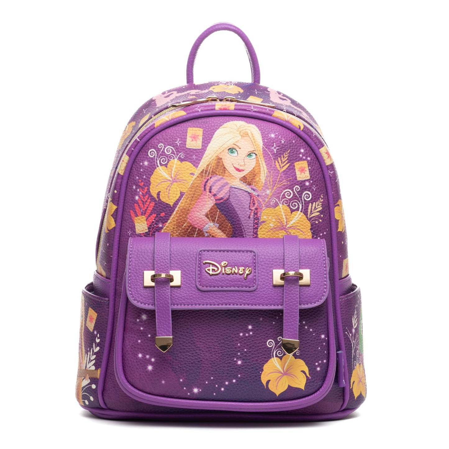 Wondapop Disney Tangled Rapunzel 11" Vegan Leather Fashion Mini Backpack