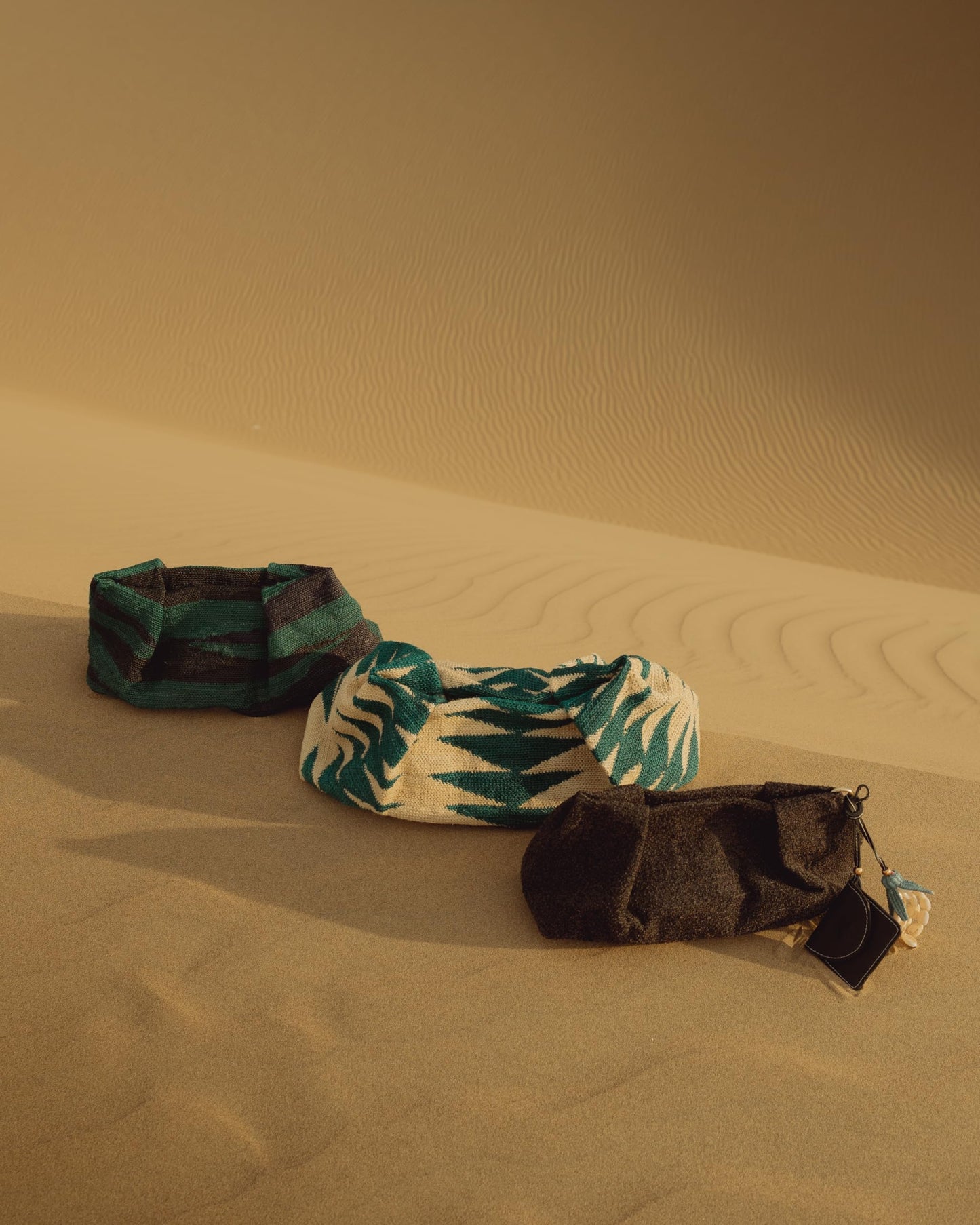 Sensi Studio, Buckley Fabric Mini Pouch, One size, Dark Grey