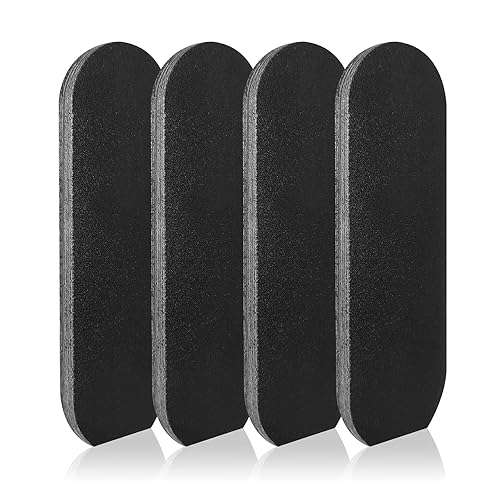 EagleKing Stainless Steel Foot File Refills, 40 Pieces Replacement Pads, Foot Rasp Pad with Removable Glue, Size 5.2" L x 1.7" W