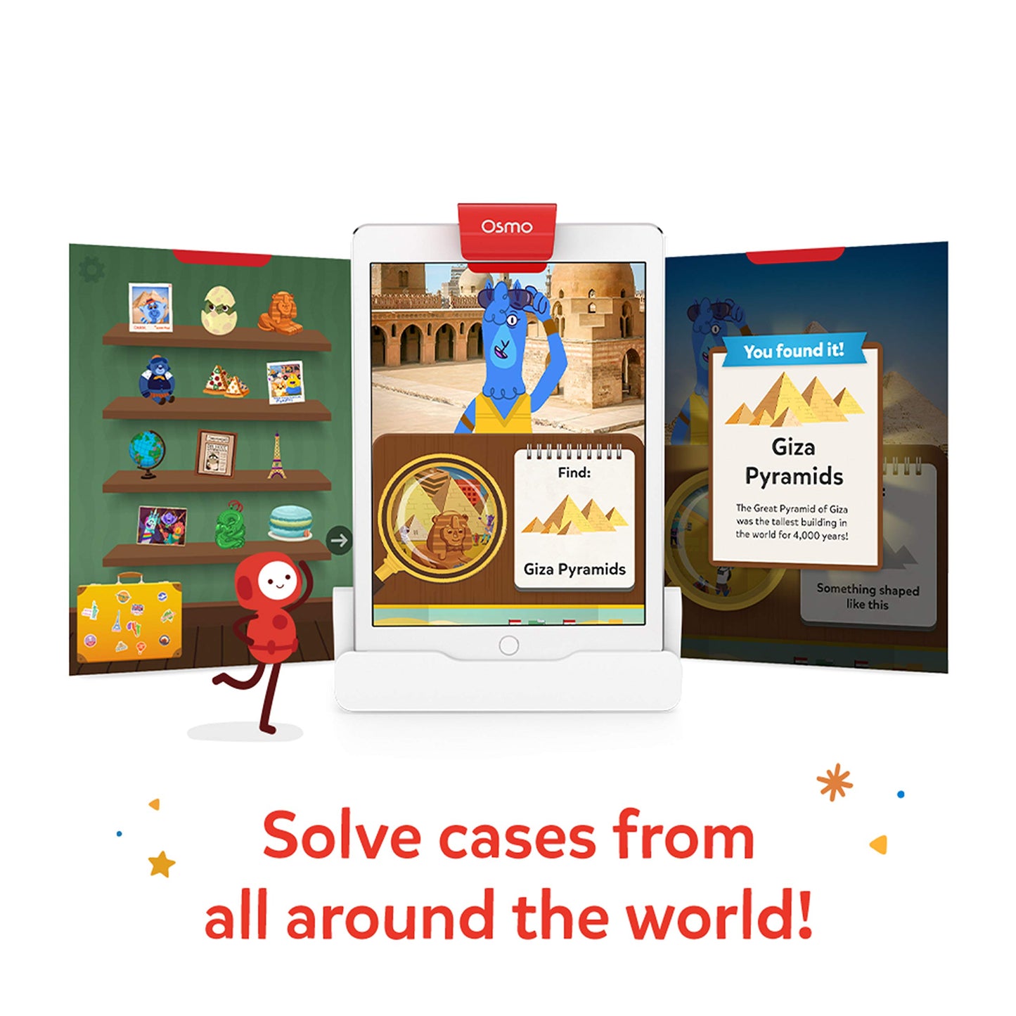 Osmo Detective Agency Game – Solve Global Mysteries, STEM Learning Toy for Kids Ages 5-12 – For iPad, iPhone & Fire Tablet (Base Required)