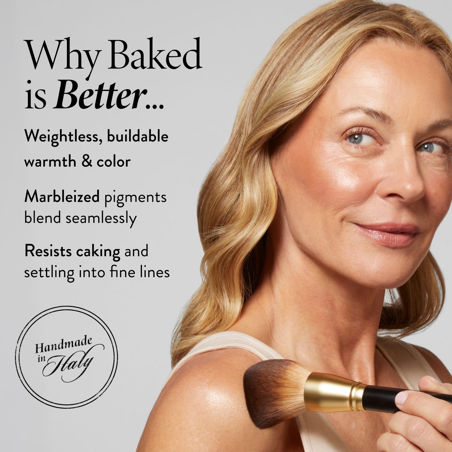 LAURA GELLER NEW YORK Baked Bronze-N-Brighten Bronzer Powder - Deep - Natural Bronze Glow