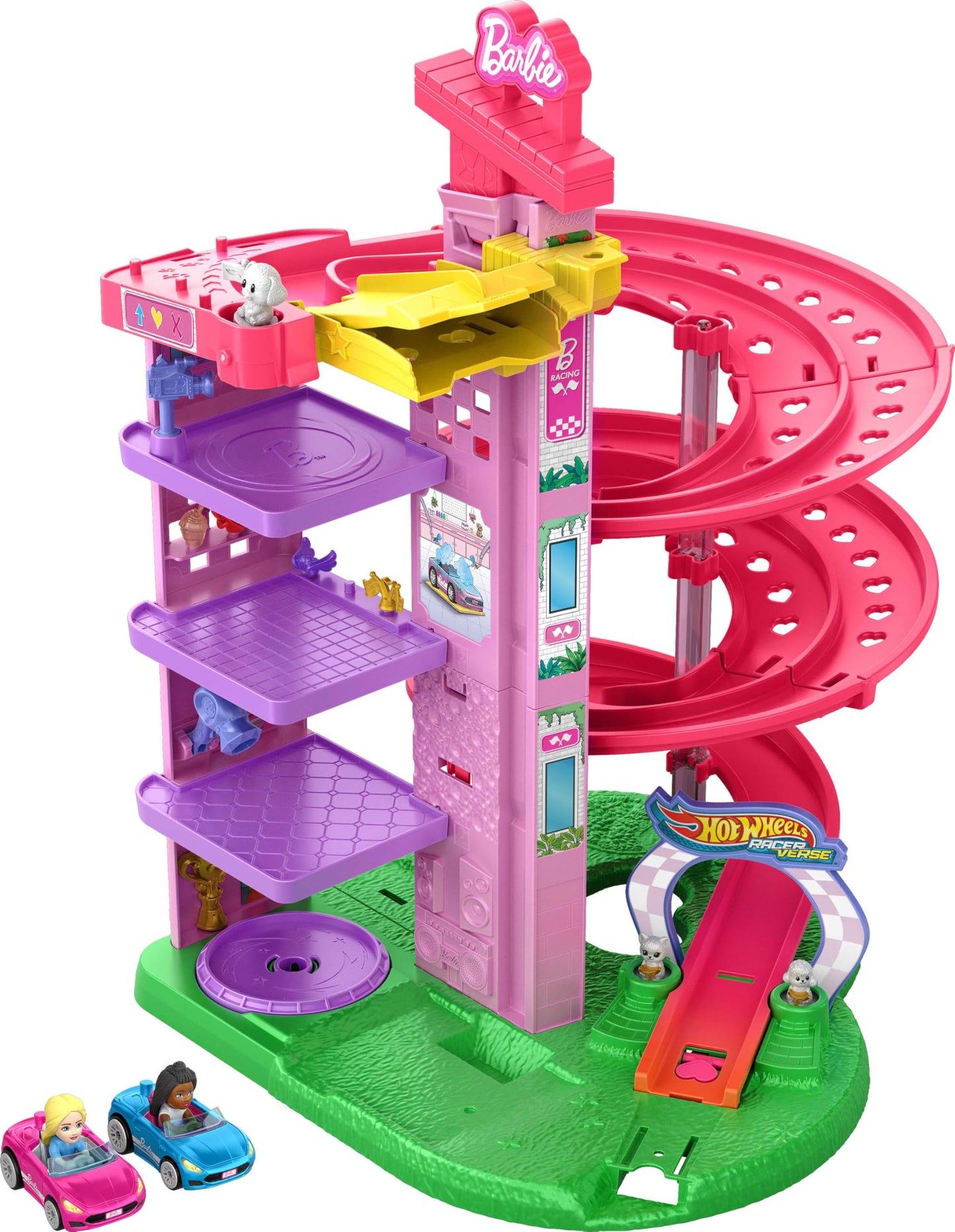 Hot Wheels® Racerverse Barbie Playset, 4Y+, JDD65