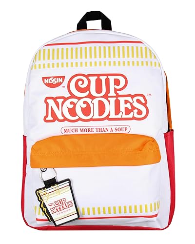 Bioworld Nissin Ramen Cup Noodles More Than A Soup Travel Backpack With Padded Laptop Pocket
