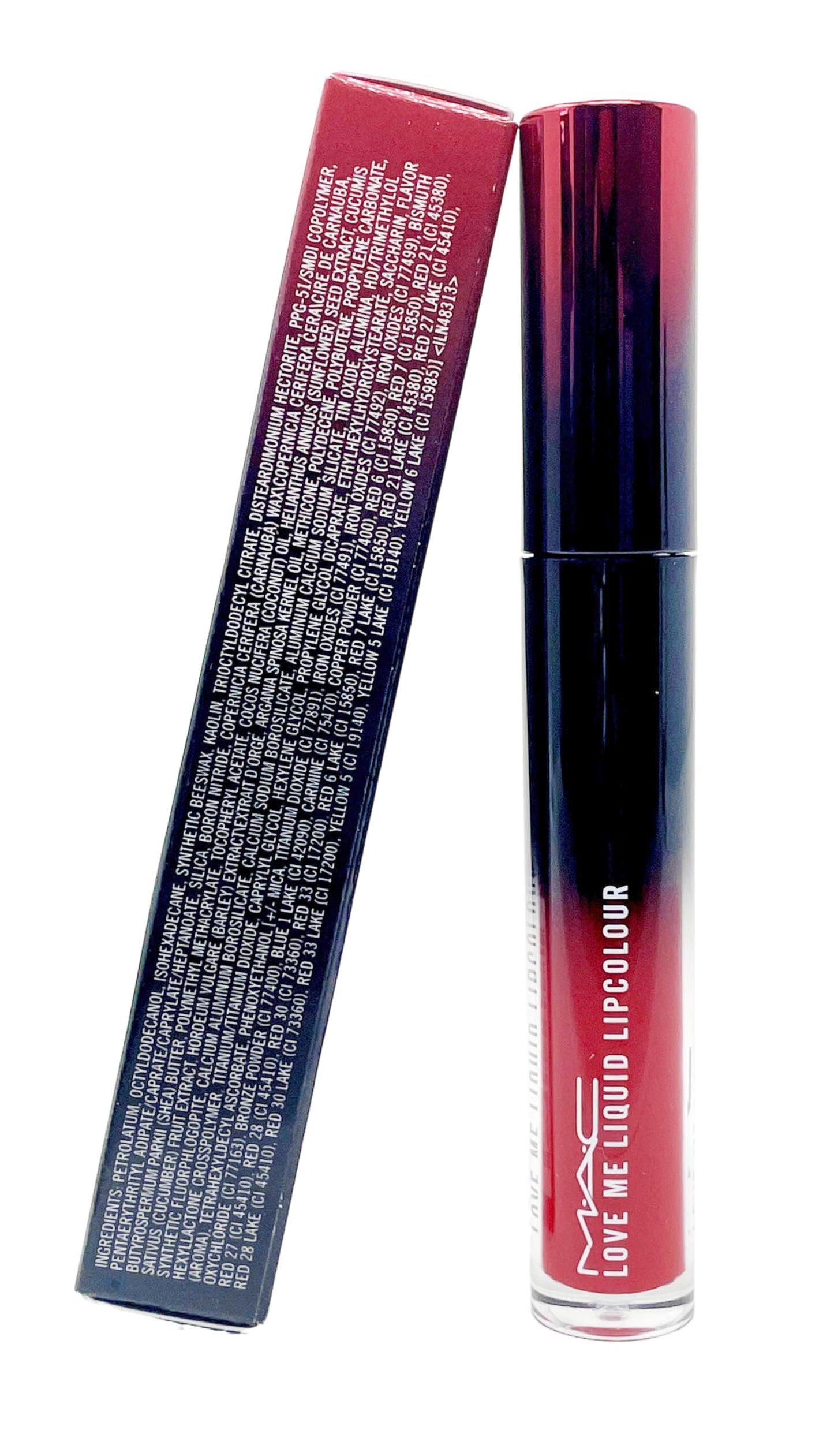 MAC Cosmetics Love Me Liquid Lipcolour - 495 Adore Me (Midtone Blue Red) .1 Fl OZ / 3.1 mL