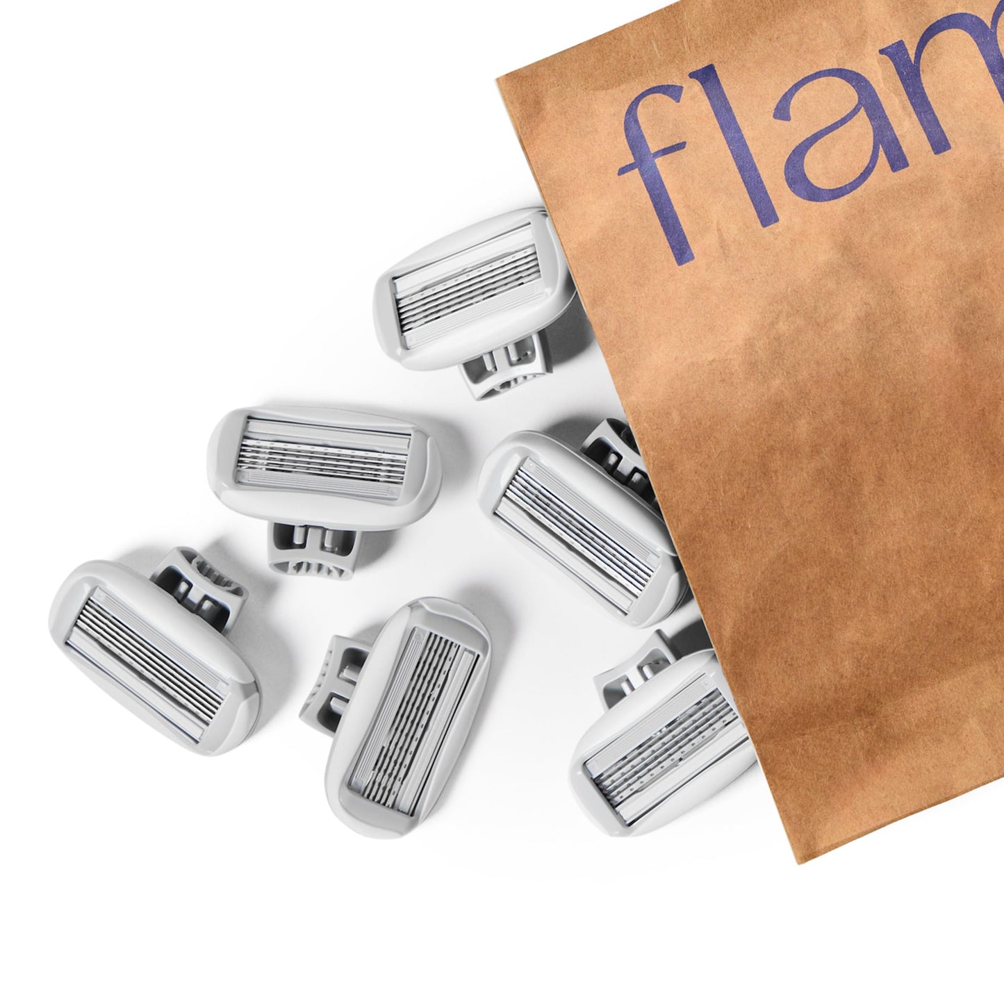 Flamingo Women's Original Razor Blade Refill Cartridges for Women - 10 Count - 5-Blade Shaving Razors for Women Beauty and Personal Care Flamingo