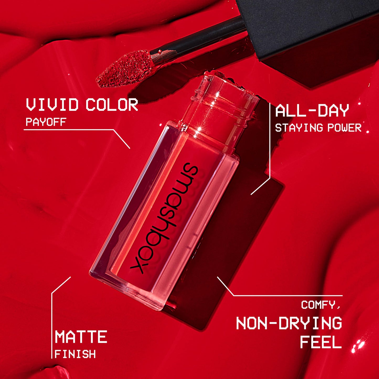 Smashbox Always On Longwear Matte Liquid Lipstick| Long Lasting, Waterproof + Non-Drying, 0.13 Fl Oz,Drivers Seat