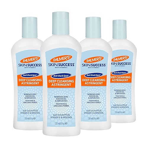 Palmer's Skin Success Deep Cleansing Facial Astringent With Vitamin E, 8.5 Ounce (Pack of 4) - Packaging May Vary