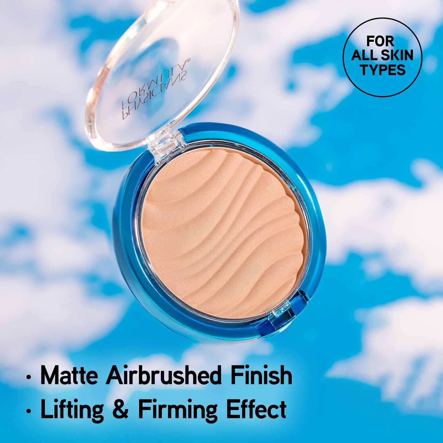 Physicians Formula Mineral Wear Talc-Free Airbrushing Pressed Powder, Full Coverage Mineral Face Powder for Sensitive Skin - Beige
