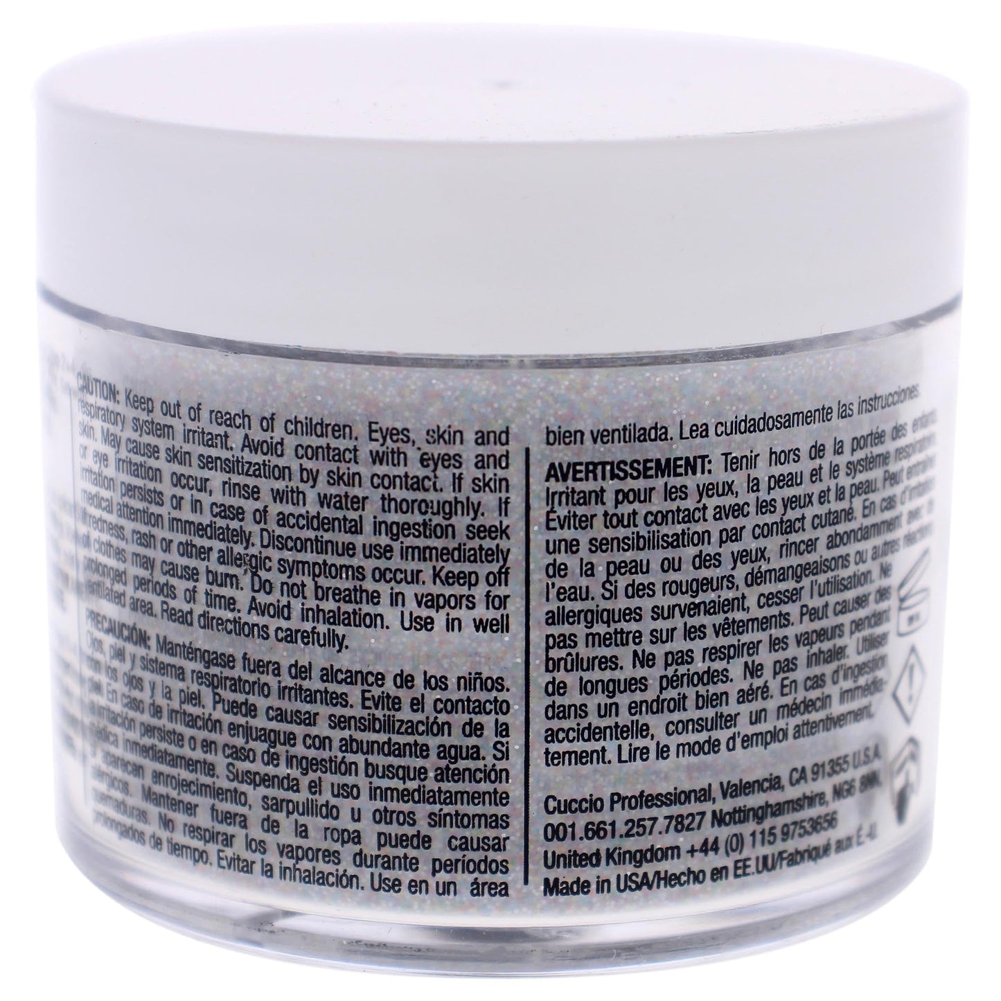 Cuccio Pro Powder Polish Dip - Multi Color Glitter - Nail Lacquer for Manicures & Pedicures, Easy & Fast Application/Removal - No LED/UV Light Needed Beauty & Personal Care Cuccio