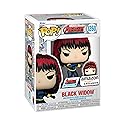Funko Pop! & Pin: The Avengers: Earth's Mightiest Heroes - 60th Anniversary, Black Widow with Pin, Amazon Exclusive