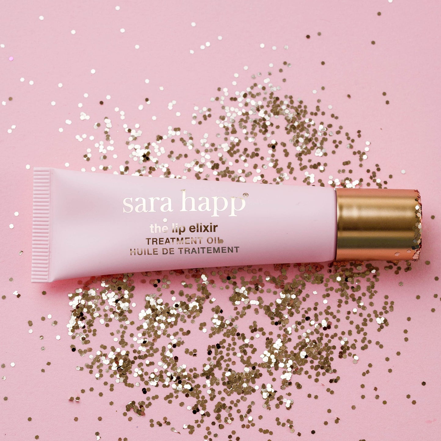 Sara Happ The Lip Elixir: Hydrating Lip Treatment Oil for Lips: Refine Fine Lines & Reduce Signs of Aging, Rejuvenating, Moisturizing with Jojoba Oil