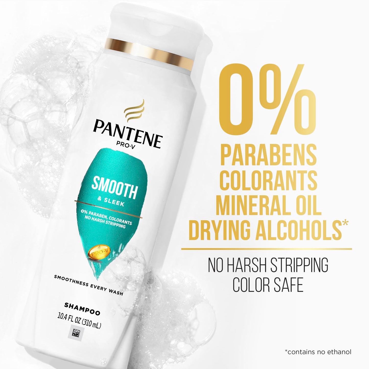 Pantene Pro-V Smooth & Sleek Duo Set Shampoo & Conditioner 12-12.6 Fl Oz