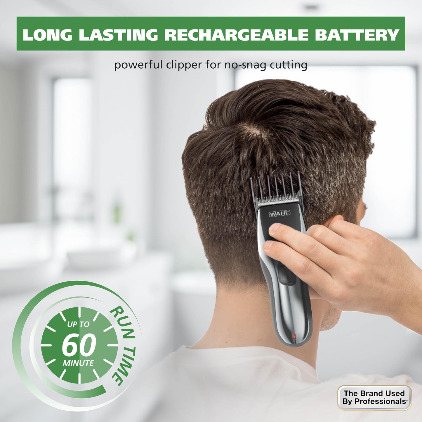 Wahl Clipper Rechargeable Cord/Cordless Haircutting & Trimming Kit for Heads, Longer Beards, & All Body Grooming - Model 79434 Beauty and Personal Care Wahl