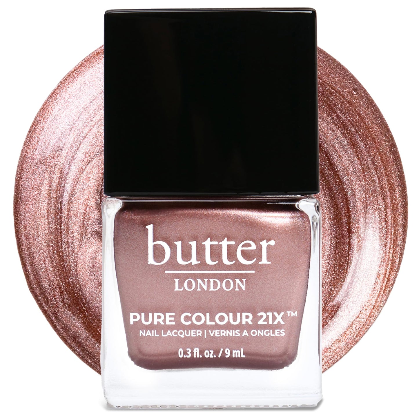 butter LONDON PC21X Nail Lacquer Polish, Bubbly Rose - Fast-Drying, Long Lasting Gel-Like Finish & Chip-Resistant Nail Lacquer Helps Protects Beauty and Personal Care butter LONDON Default Title