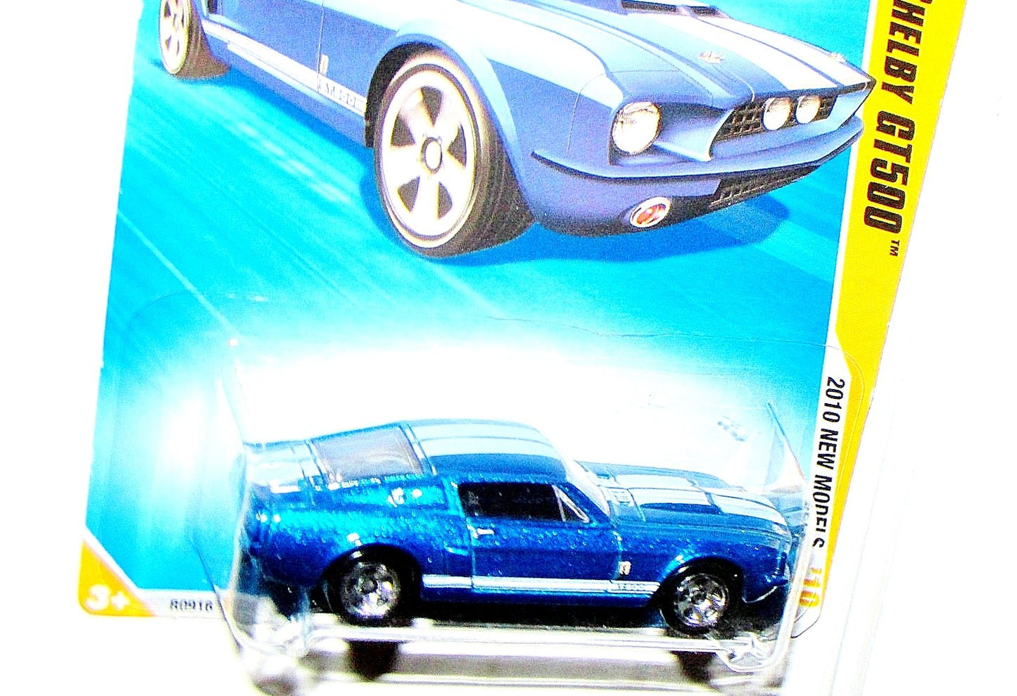 Hot Wheels 2010-001 New Models #1 BLUE '67 Shelby GT500 1:64 Scale