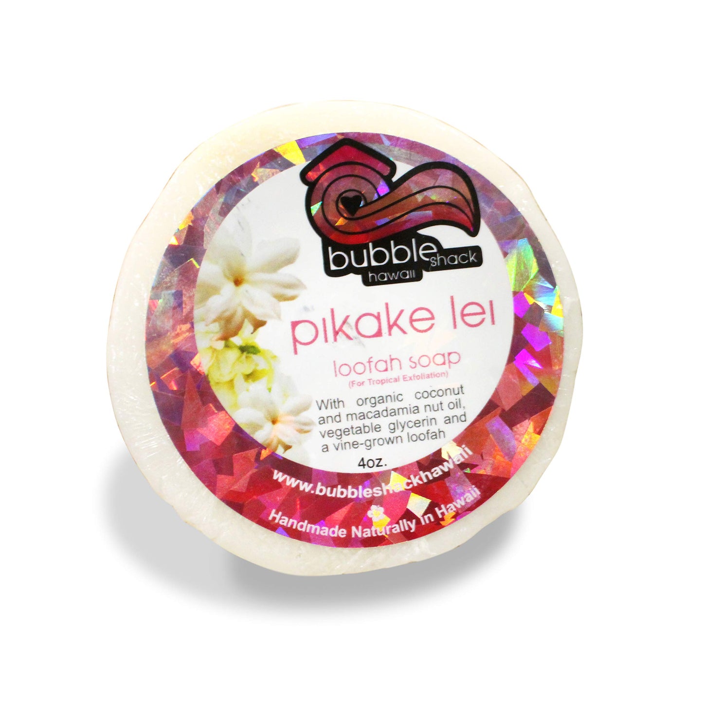 Bubble Shack Hawaii Loofah Lather Pikake Lei Beauty and Personal Care Bungalow Glow Hawaii