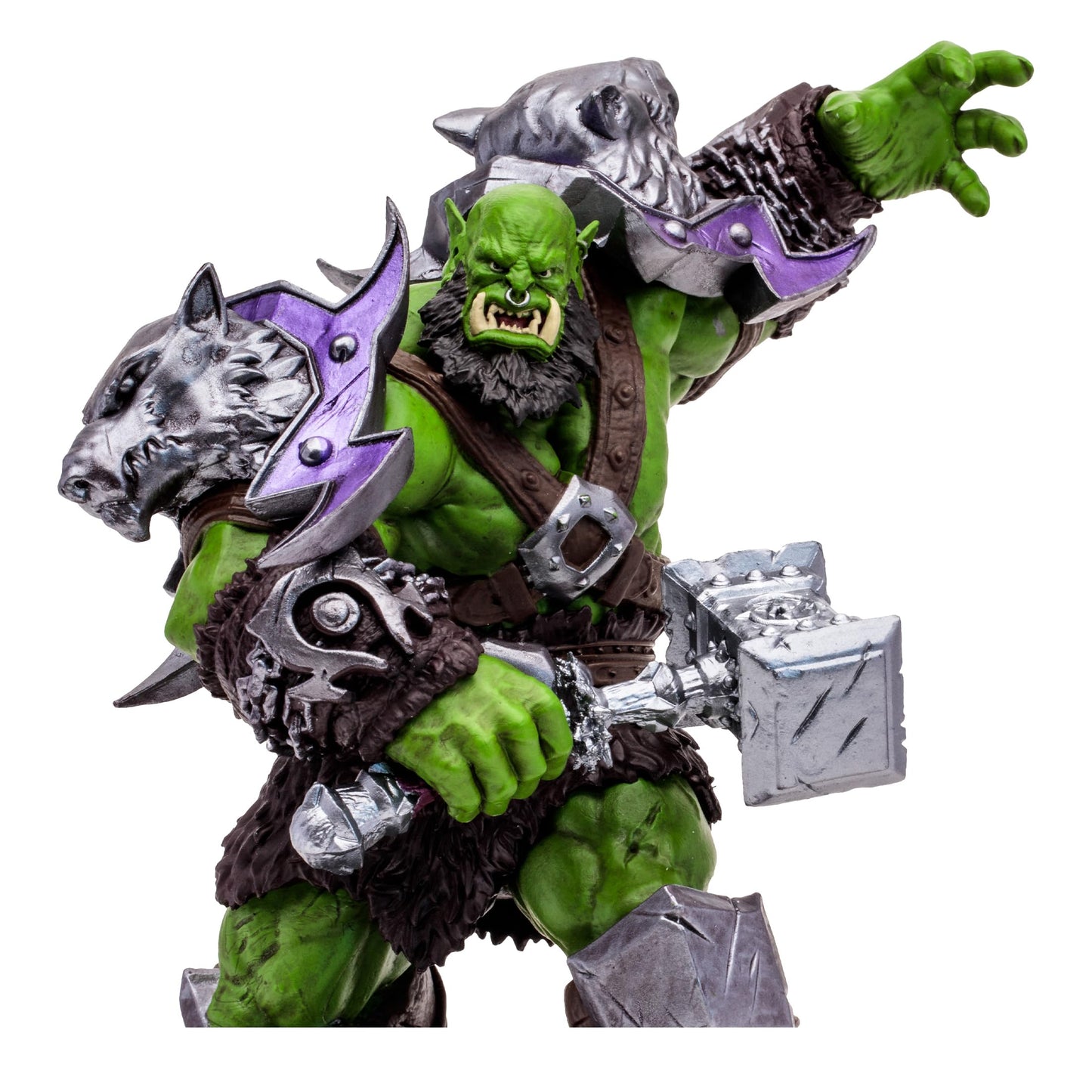 McFarlane Toys - World of Warcraft Orc: Warrior/Shaman (Common) 1:12 Scale Posed Figure
