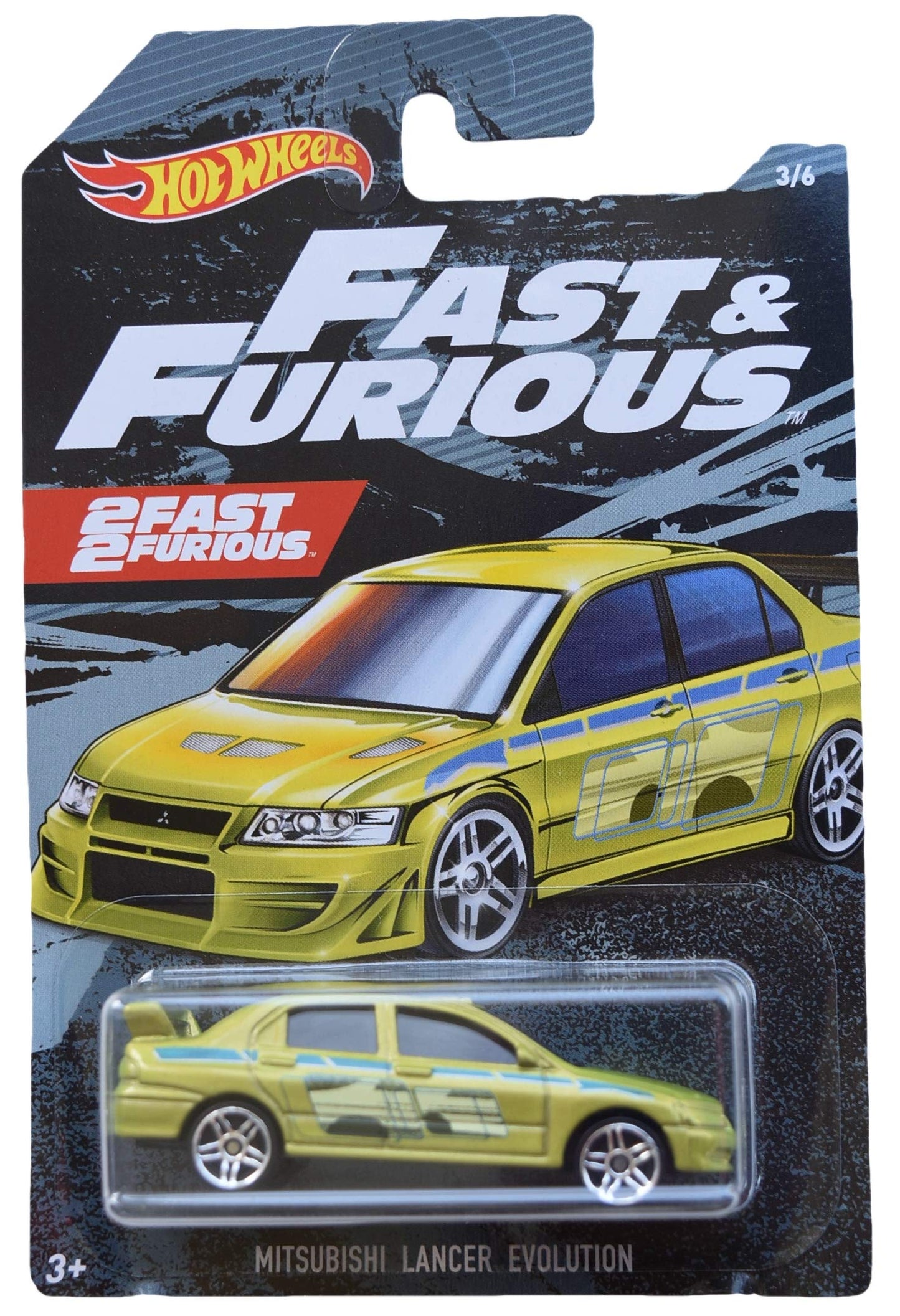 Hot Wheels Fast & Furious Mitsubishi Lancer Evolution 3/6, Green