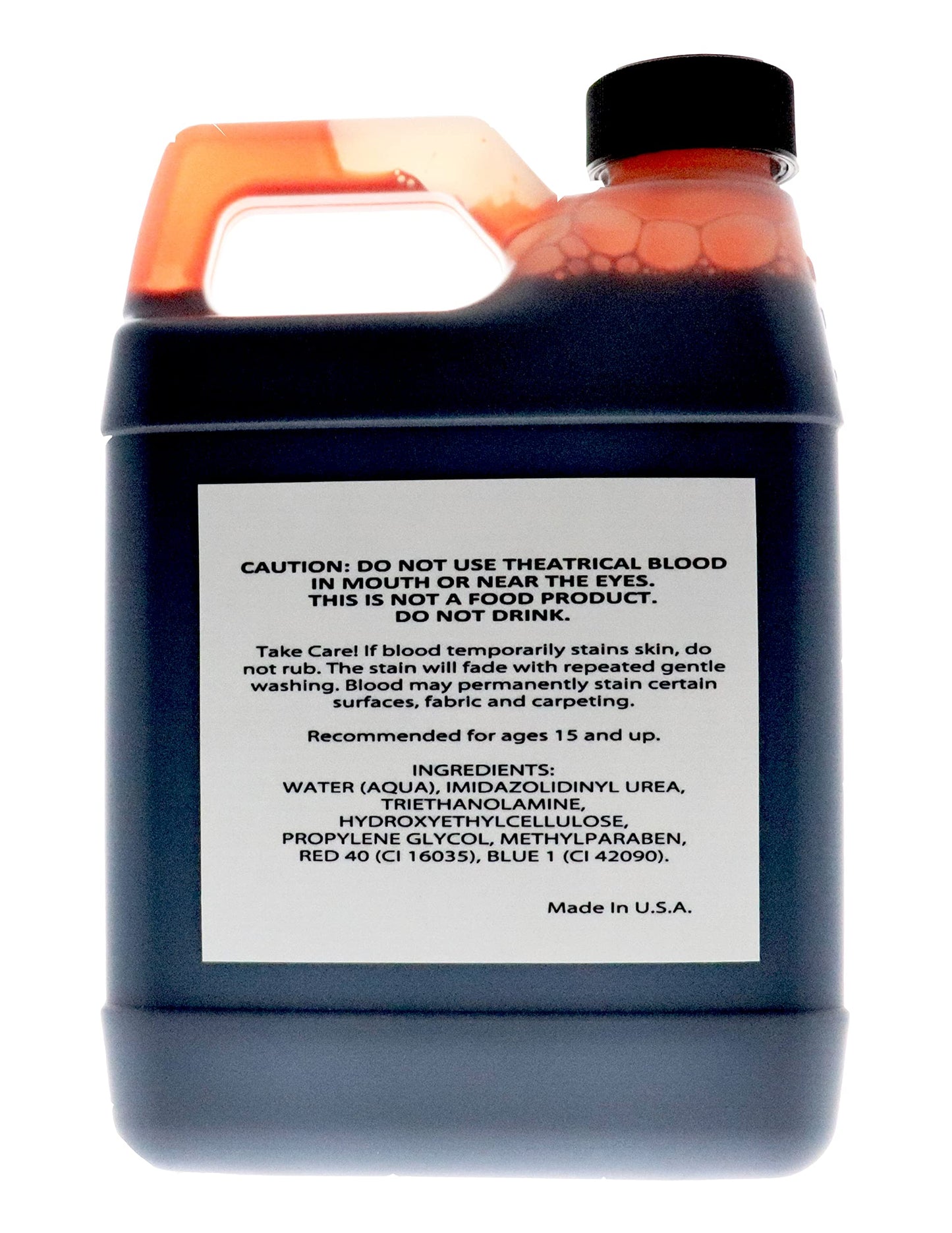 VAMPIRE BLOOD, Realistic Fake blood - 32oz - Theatrical Quality, Richly Pigmented Red Fake Blood for Halloween, Vampire, Zombie, Costume, Special