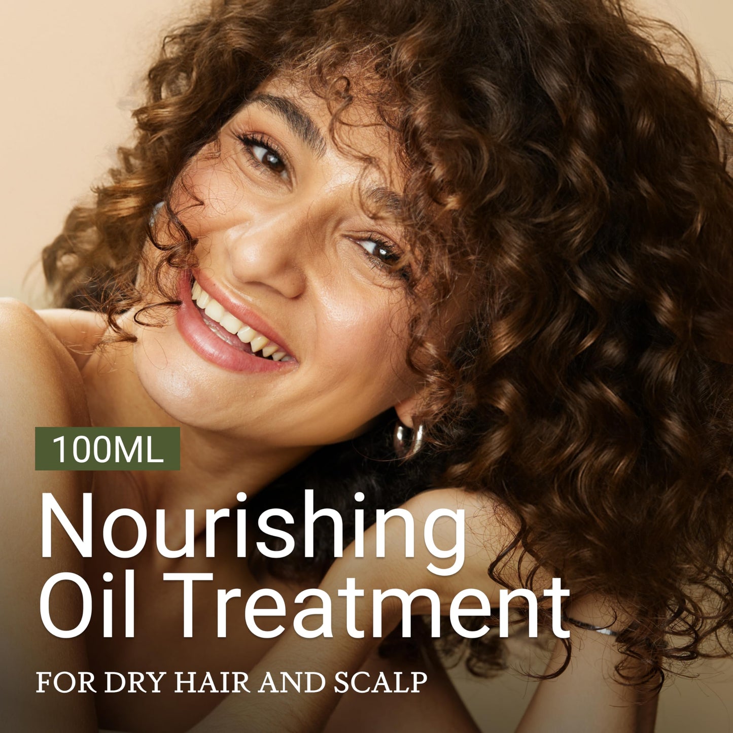Loma Hair Care Nourishing Oil Treatment, 3.4 Fl Oz
