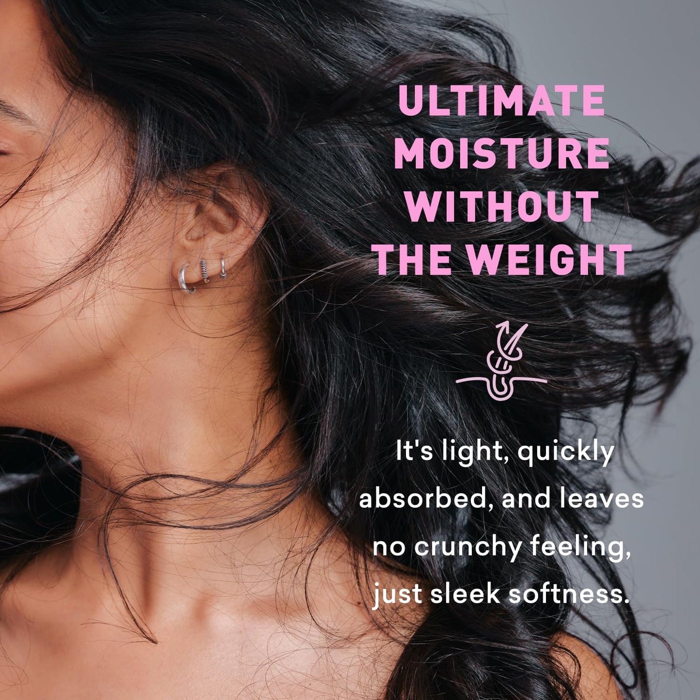 Just Nutritive Frizz Hair Lotion | Flyaway Taming Treatment | Anti-Frizz Natural Hair Lotion for Men and Woman | Styling and Softening Lotion 8 Fl Oz