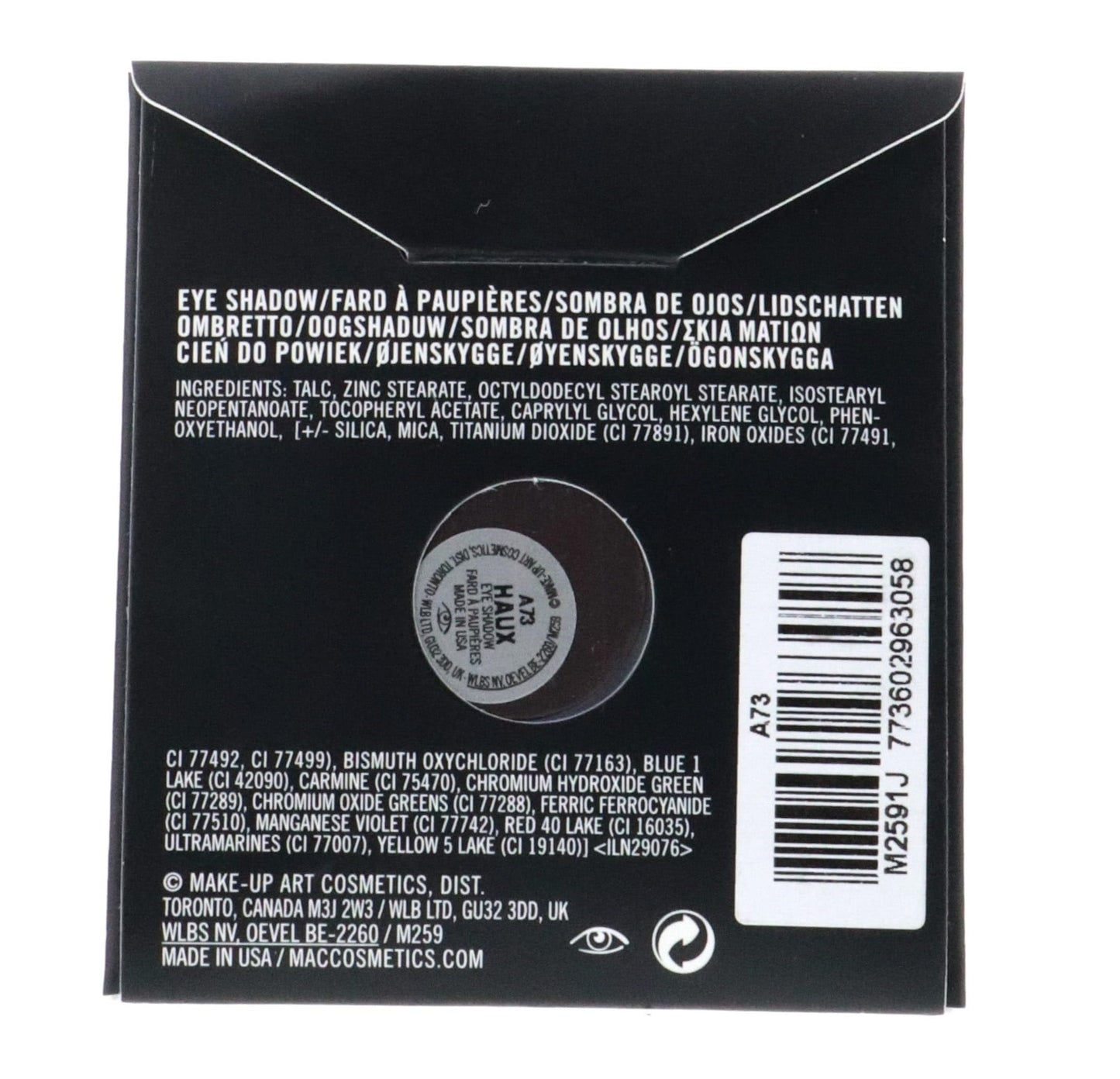 Mac Pro Palette Refill Pan Eyeshadow - Haux (Satin)