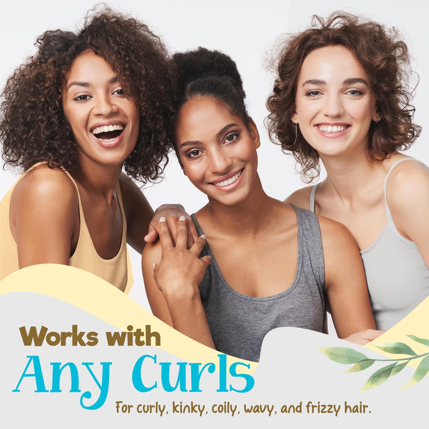 Curly Chic Rice Water Remedy Stimulating Condish - Ayurvedic Herbs, Fermented Rice Water, Lightweight Leave-In Conditioner for Healthy Hair Growth