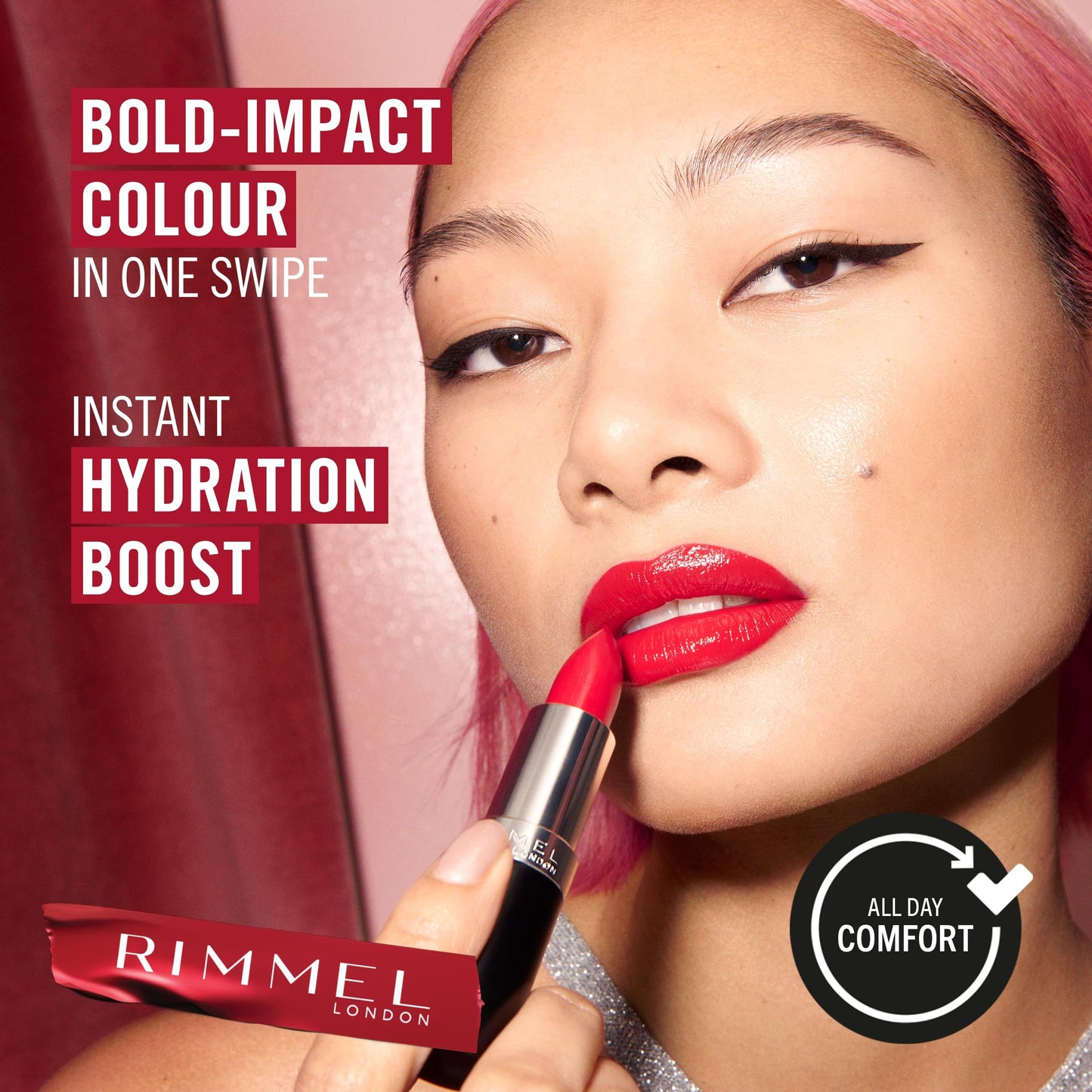Rimmel London Lasting Finish Lipstick, 170 Alarm, 4 g
