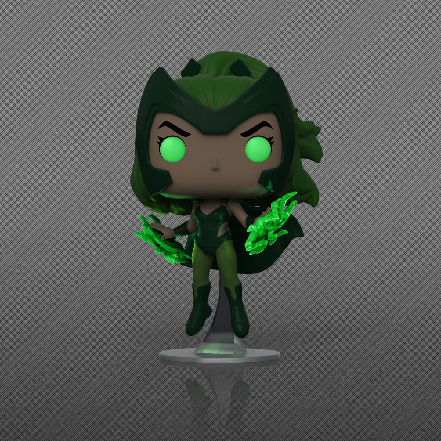 Funko POP! Marvel: X-Men Polaris Glow in The Dark Vinyl Figure 2021 Fall Convention Sticker Exclusive, Green